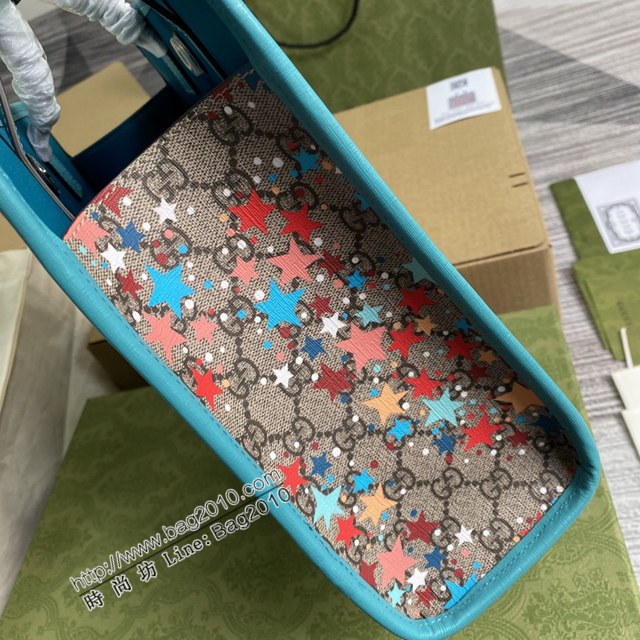 Gucci新款女包 古馳GG系列2021新款兒童托特購包購物袋 Gucci方形復古手提袋肩背包 605614  ydg3221
